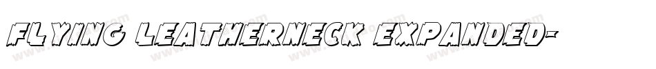 Flying Leatherneck Expanded字体转换